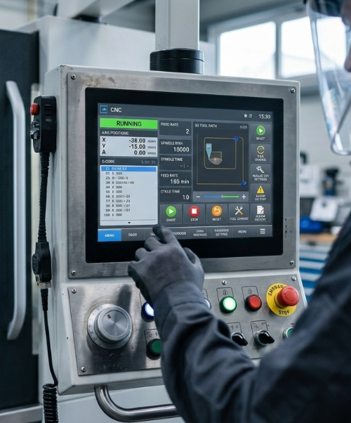 Industrial machine control systems used in equipment