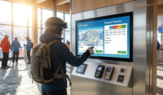 27&rdquo; Interactive Ticketing Terminal Display